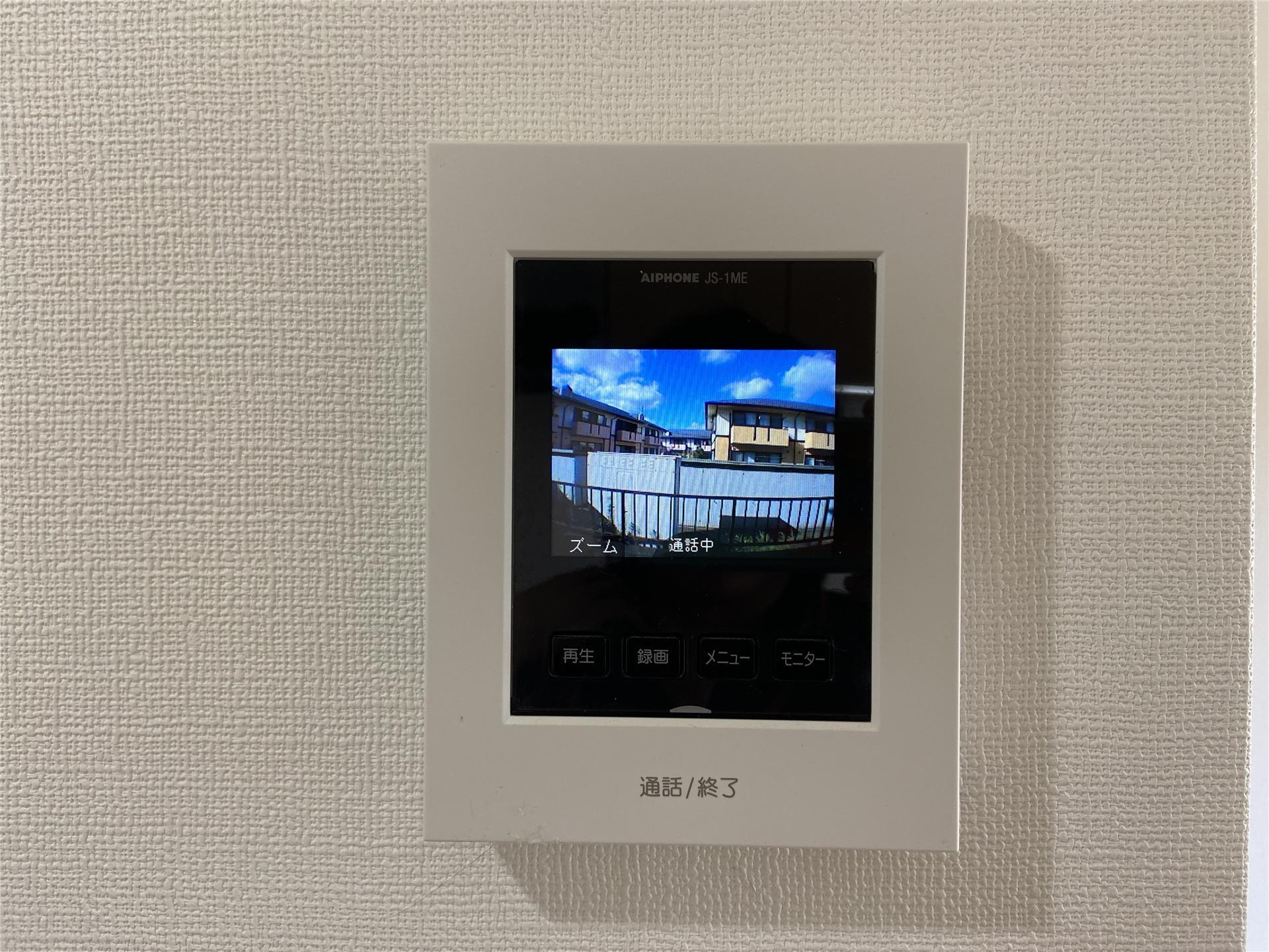 セキュリティ　録画機能付きのＴＶモニターホンです