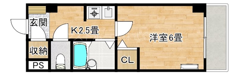 パークサイド八幡の間取り写真