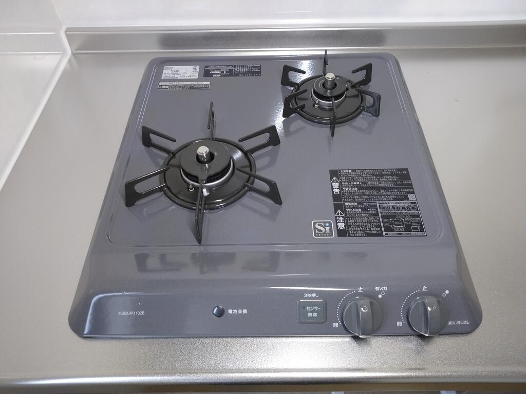 キッチン　２口コンロ