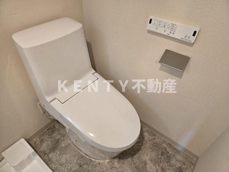 トイレ　ゆったりとした空間のトイレです