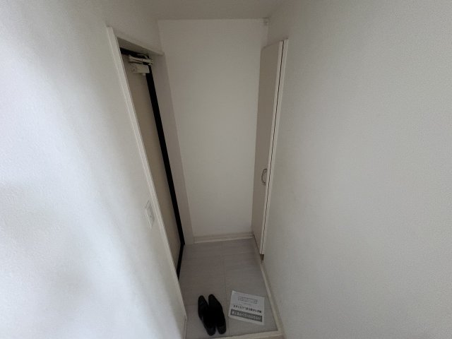 玄関　収納もある玄関です