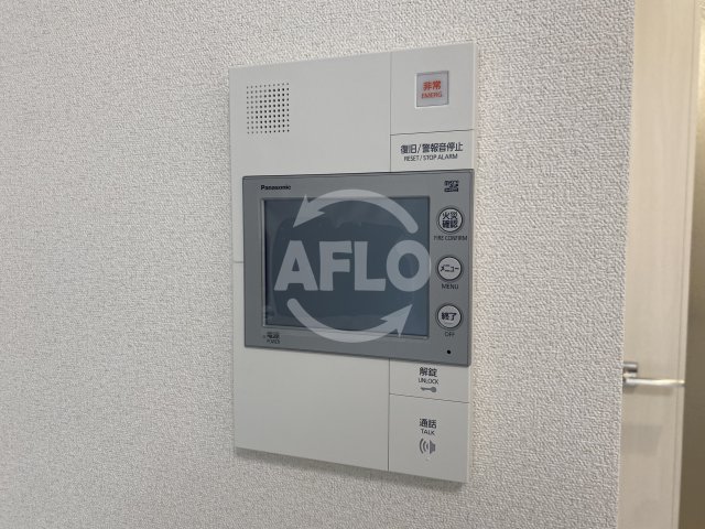 セキュリティ　プレサンス大国町アドロッソ　モニターホン