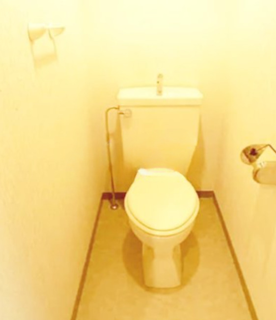 トイレ　ゆったりとした空間のトイレです