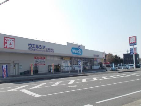 ドラックストア　ウエルシア土浦高津店（ドラッグストア）まで650m
