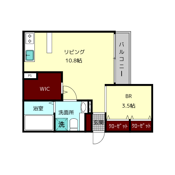 J.Qualior学園前の間取り写真