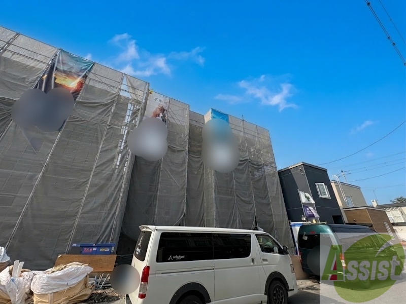 地下鉄東西線 南郷７丁目駅 徒歩10分 4階建 新築の外観写真