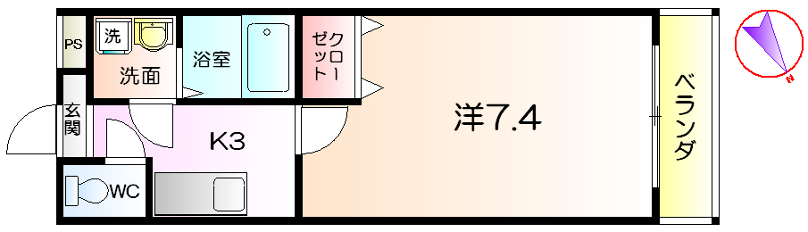 フジパレス愛泉の間取り写真