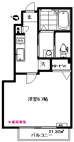 ミハス千早の間取り写真