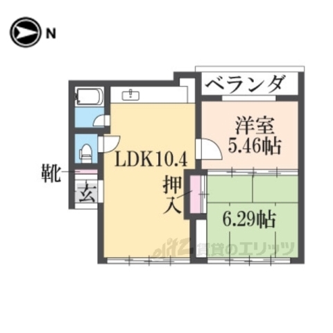 長洲ホワイトパレス1号館の間取り写真