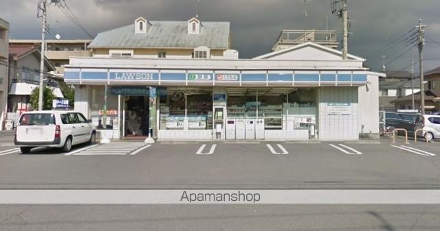 コンビニ　ローソン立川栄町四丁目店（コンビニ）まで82m