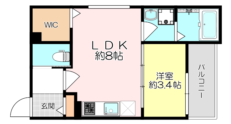 REGIES塚口南1の間取り写真