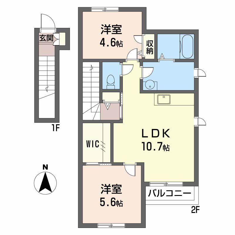 リラフォートOhanaの間取り写真