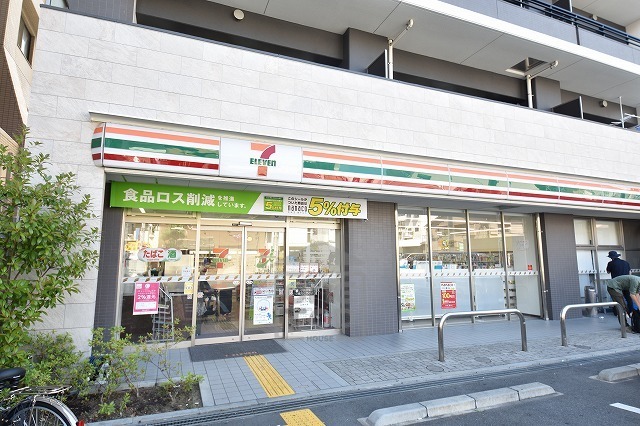 コンビニ　セブンイレブン　大阪東野田町4丁目店（コンビニ）まで491m