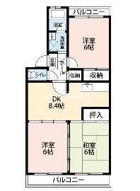 ロイヤルグリーン八千代5号棟の間取り写真