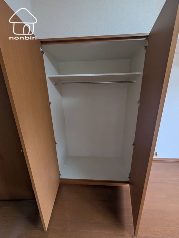 収納　単身にはけっこうな収納力です
