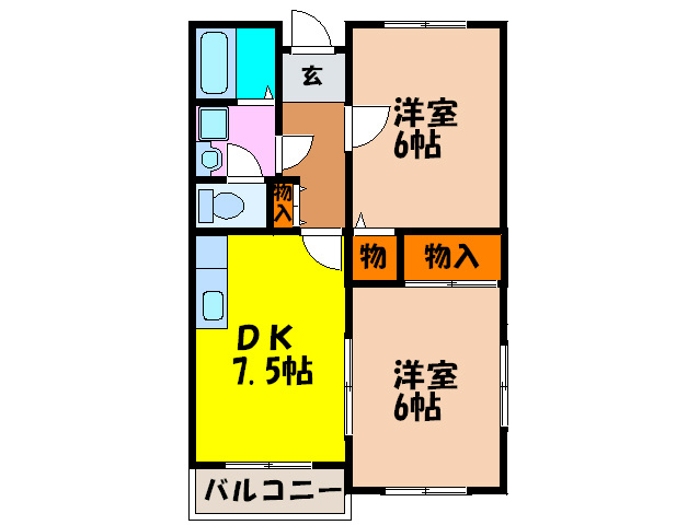 スマイルFMINOOの間取り写真
