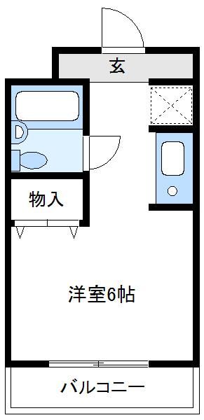 小田急小田原線 本厚木駅 徒歩13分 4階建 築36年の間取り写真