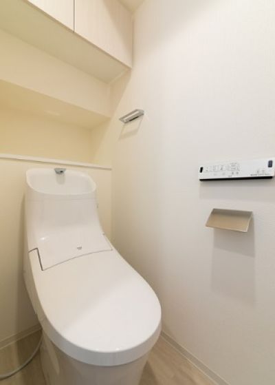 トイレ　ゆったりとした空間のトイレです