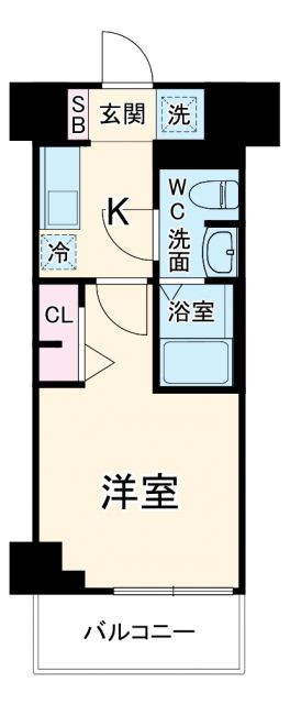 SーRESIDENCE妙典broadの間取り写真