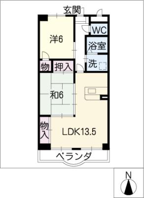 ラフォーレの間取り写真