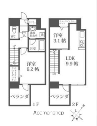 MODERN PALAZZO博多駅南AXIAの間取り写真