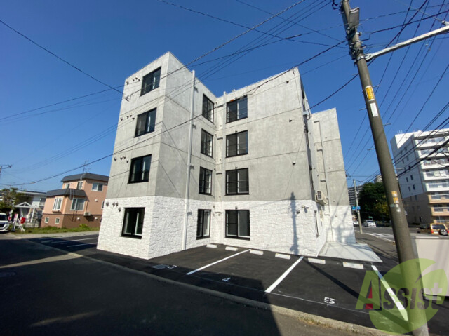 建物外観　札幌市西区宮の沢２条「ベルコート宮の沢」