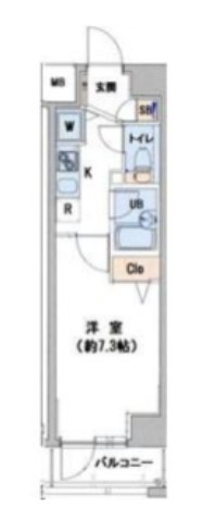 Lavilio錦糸町Bellgradeの間取り写真