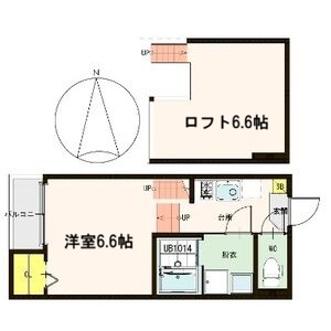 仙台市地下鉄東西線 薬師堂駅 徒歩11分 2階建 築10年の間取り写真