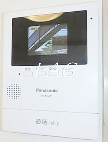 セキュリティ　モニター付きインターフォンです。