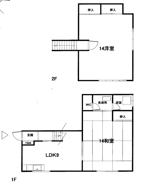 高江コーポの間取り