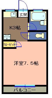 【沼津市大岡のマンションの間取り】