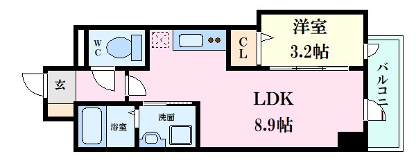 Park Grande 蕃山の間取り