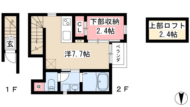 ＦＥＲＩＯ中村の間取り