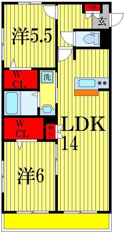 ＰＩＳＯ八千代台の間取り