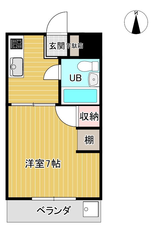 御所ハイツの間取り