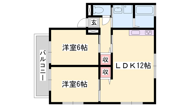 ハーモネート城西の間取り