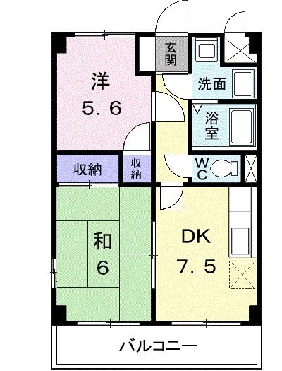 ハイツヤマシタの間取り