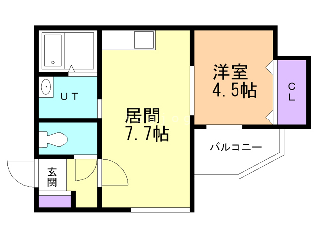 スカイヒルズＮ１５の間取り