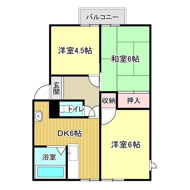 プレミール月見ヶ丘の間取り