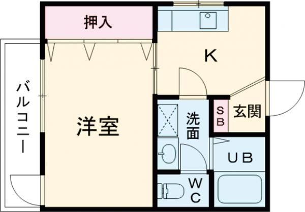 森塚第７マンションの間取り