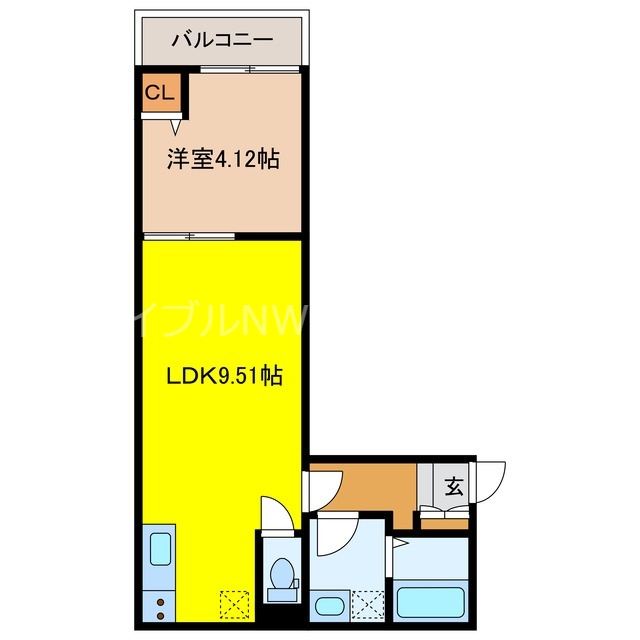 Imperial今博多の間取り