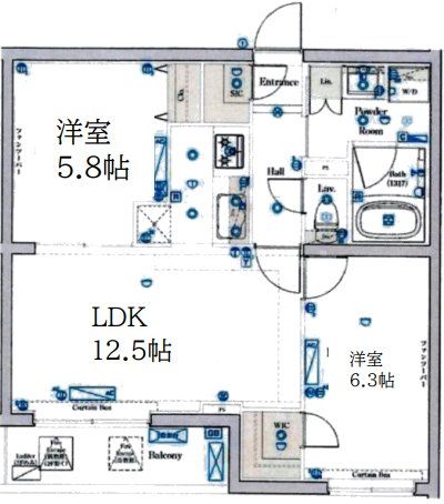 ＭＡＸＩＶ王子ＲＩＣＯＴＴの間取り