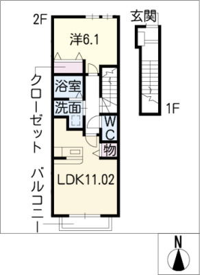 ヴィラ・エタンIIIの間取り