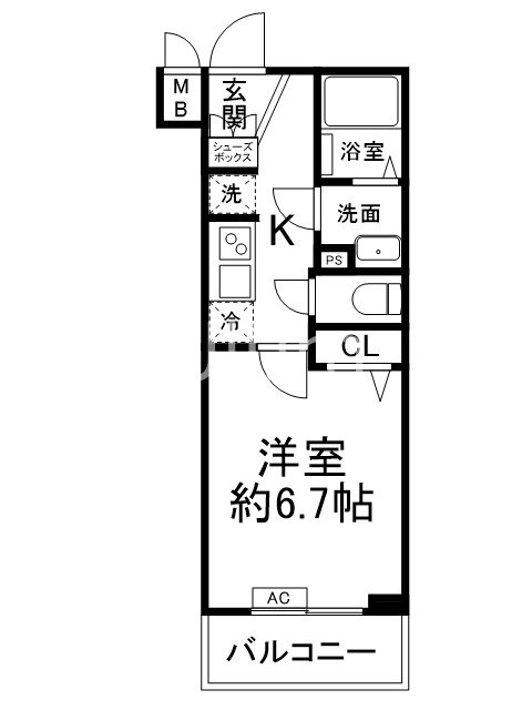 ヴィラ四条大宮の間取り