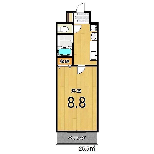 KDXレジデンス西大路の間取り