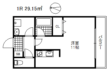 パレス東洋神戸６号館の間取り