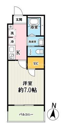 ファミール草加の間取り