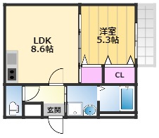 フジパレス堺もず5番館の間取り