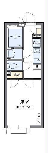 クレイノＢｕｏｎｏの間取り