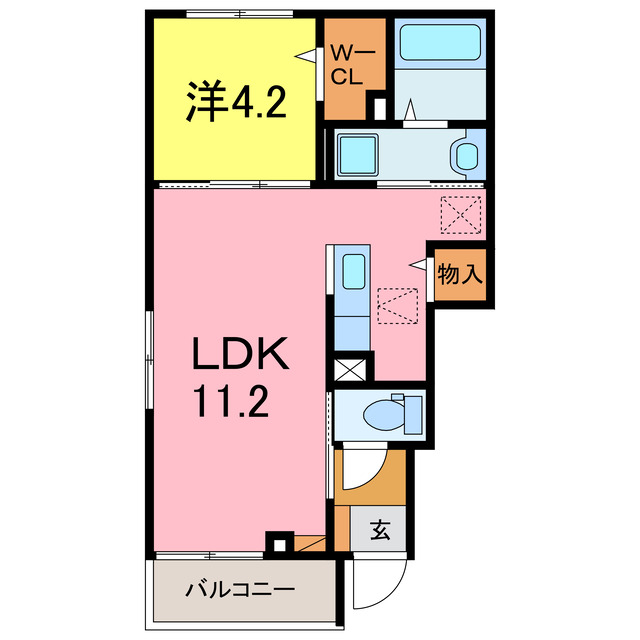 フィオーレIの間取り